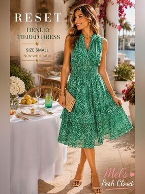 ✨RESET Henley Dress – Size Small – 💚NWT 💚